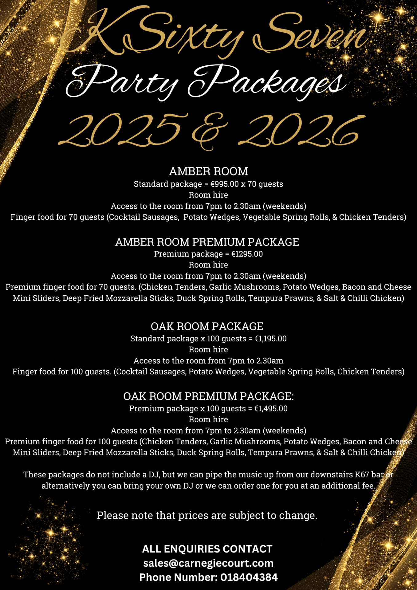 Party Packages